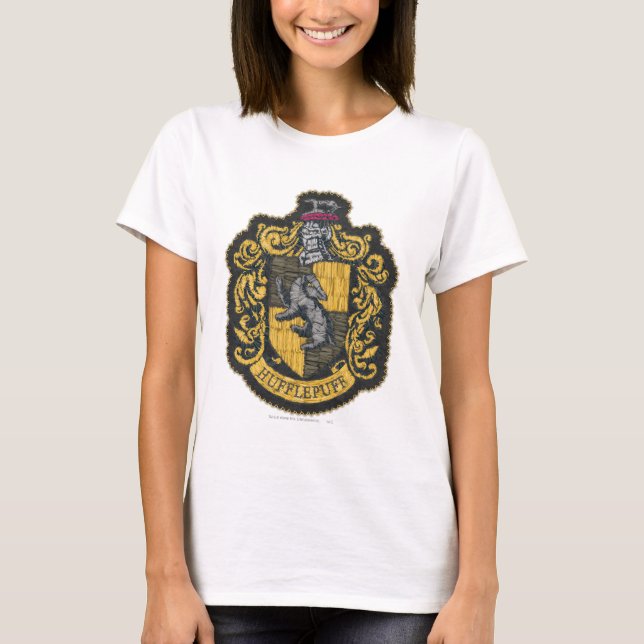 Camiseta Harry Potter | Emblema da Hufflepuff Patch (Frente)