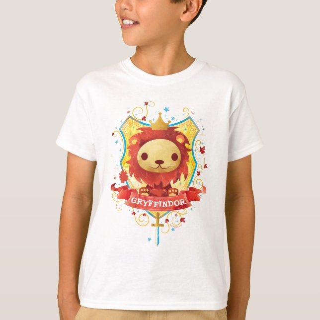 Camiseta Harry Potter | Encantador Brasão GRYFFINDOR™ (Frente)