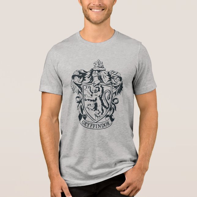 Camiseta Harry Potter| Esboço Gryffindor Stencil (Frente)