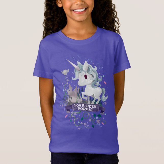 Camiseta Harry Potter | Floresta Proibida Unicórnio Gráfico (Frente)
