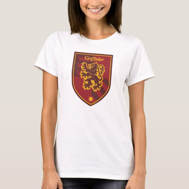 Camiseta Harry Potter | Gryffindor House Pride Crest (Frente)