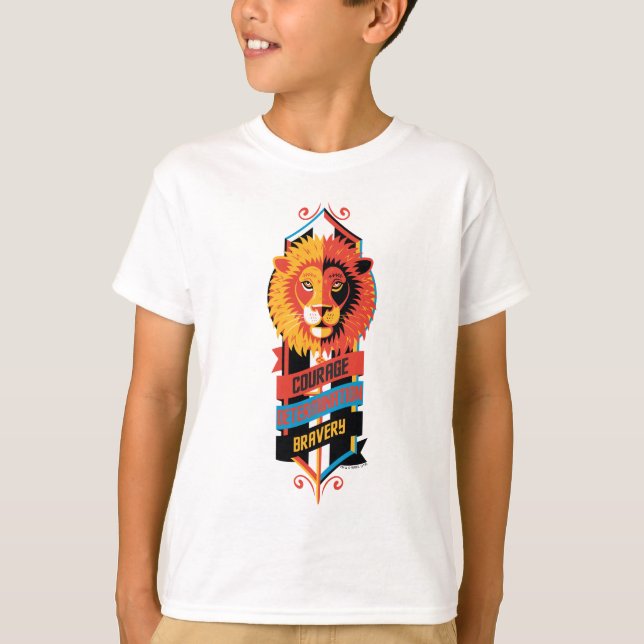 Camiseta Harry Potter | GRYFFINDOR™ Portas Sinal (Frente)