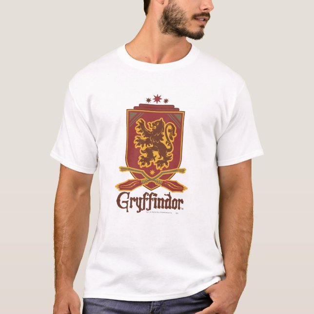 Camiseta Harry Potter | Gryffindor QUIDDITCH™  Insígnia (Frente)
