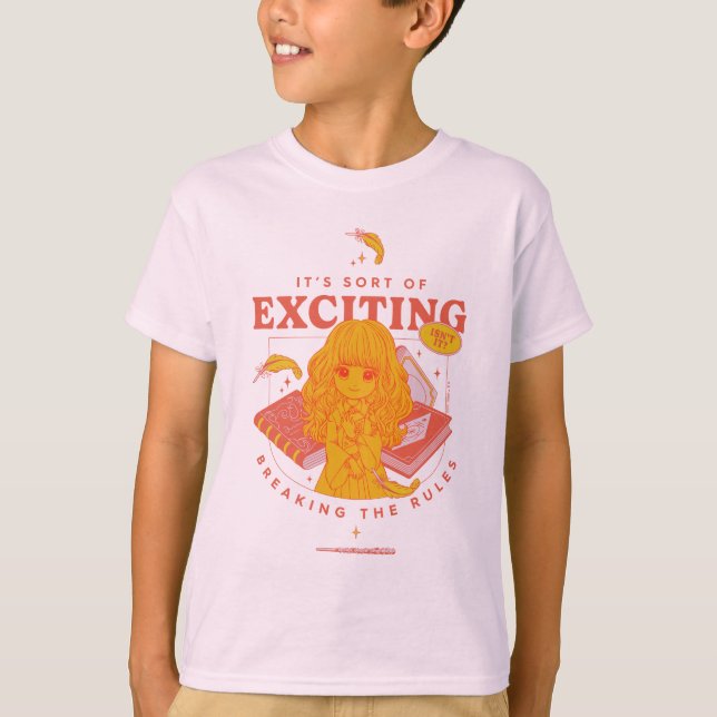 Camiseta HARRY POTTER™ | Hermione Granger É excitante (Frente)