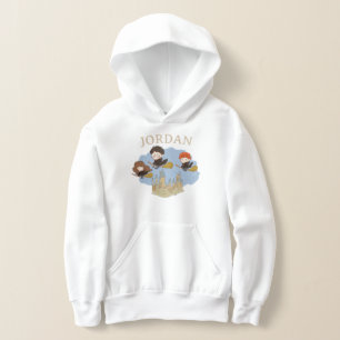 Camiseta HARRY POTTER™, Hermione, & Ron Voam Sobre HOGWARTS
