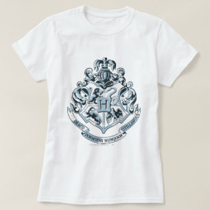 Camiseta Harry Potter  Hogwarts Crest - Azul
