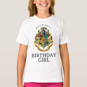 Camiseta Harry Potter Hogwarts - Garota de aniversário