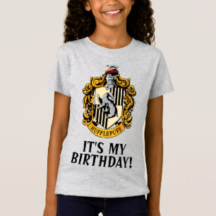 Camiseta Harry Potter Hufflepuff - É o meu aniversário