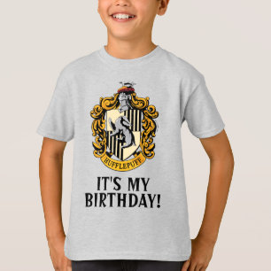 Camiseta Harry Potter Hufflepuff - É o meu aniversário