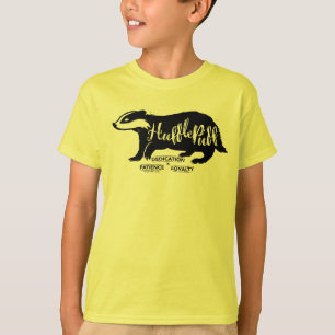 Camiseta Harry Potter HUFFLEPUFF™ Tipografia da silhueta