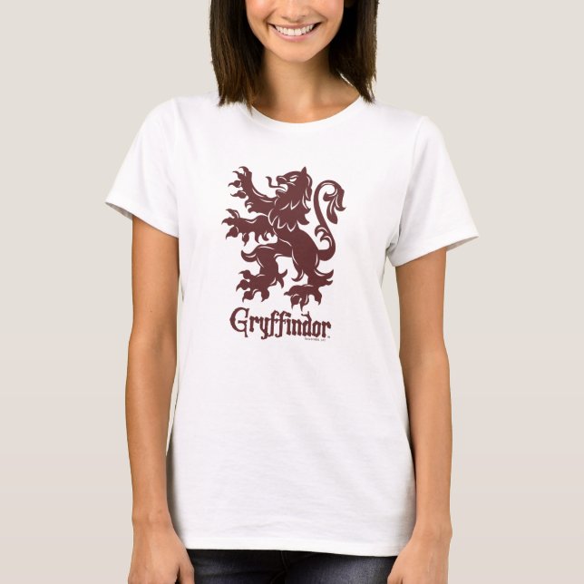 Camiseta Harry Potter | Leão Gráfica da Gryffindor (Frente)