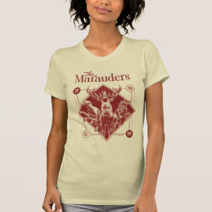 Camiseta HARRY POTTER™ O Gráfico Marauders Animagus