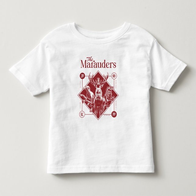 Camiseta HARRY POTTER™ Os Marauders Animagus Gráfico (Frente)