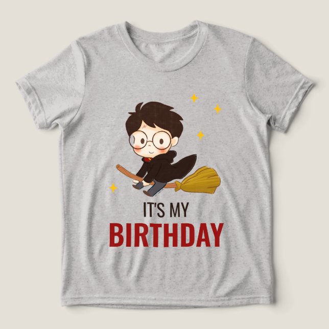 Camiseta HARRY POTTER™ Personagem Arco Mágico de Aniversári (Design frontal)