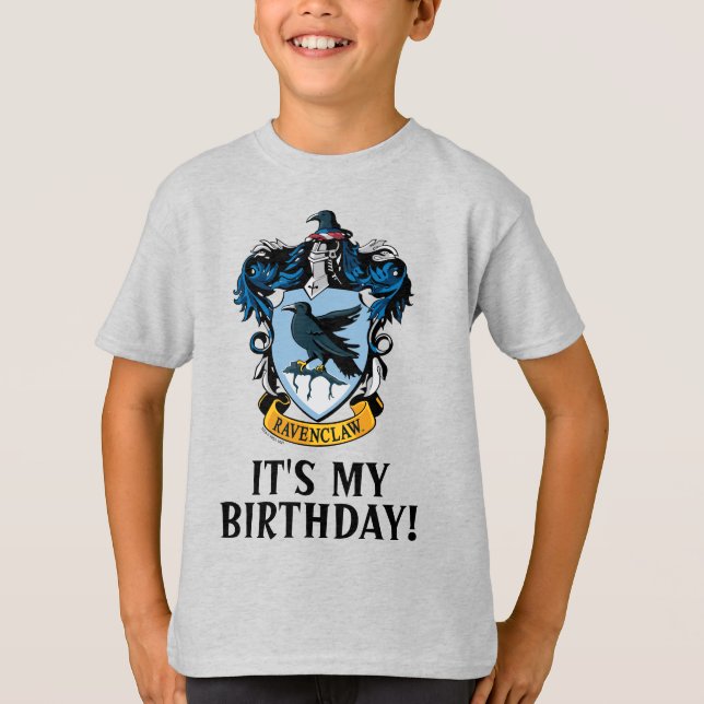 Camiseta Harry Potter | Ravenclaw - É o meu aniversário (Frente)