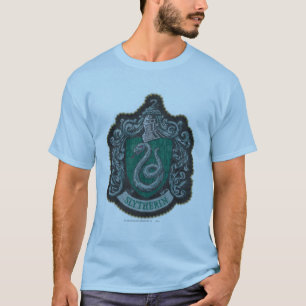Camiseta Harry Potter   Retro Mighty Slytherin Crest