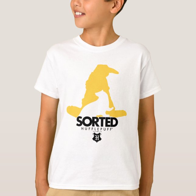 Camiseta Harry Potter | Selecionado para a Casa HUFFLEPUFF™ (Frente)