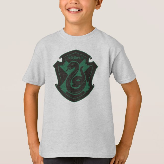 Camiseta Harry Potter | Slytherin House Pride Crest (Frente)