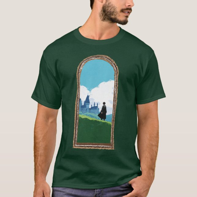 Camiseta HARRY POTTER™ SOBREINDO HOGWARTS™ Castle (Frente)