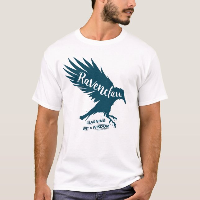 Camiseta Harry Potter | Tipografia da silhueta RAVENCLAW™ (Frente)