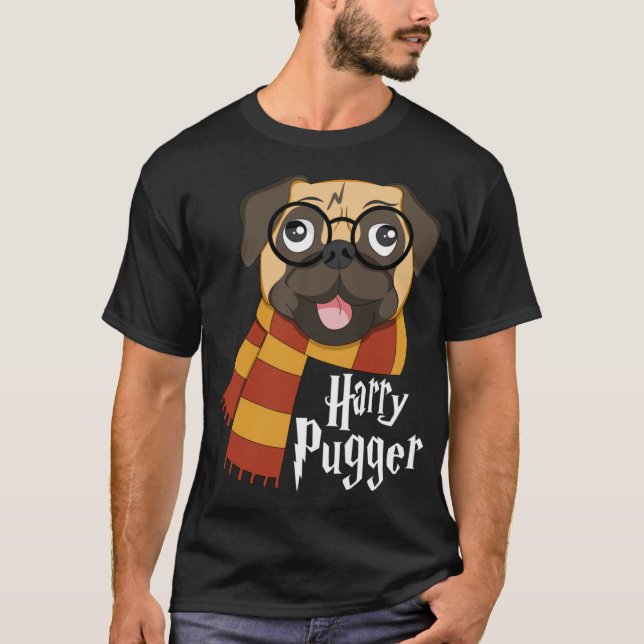 Camiseta Harry Pugger Funny Pug Owner Wover (Frente)