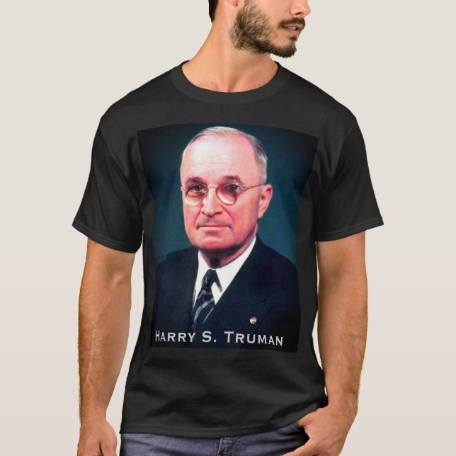 Camiseta Harry S. Truman, 33º Presidente dos EUA (Frente)
