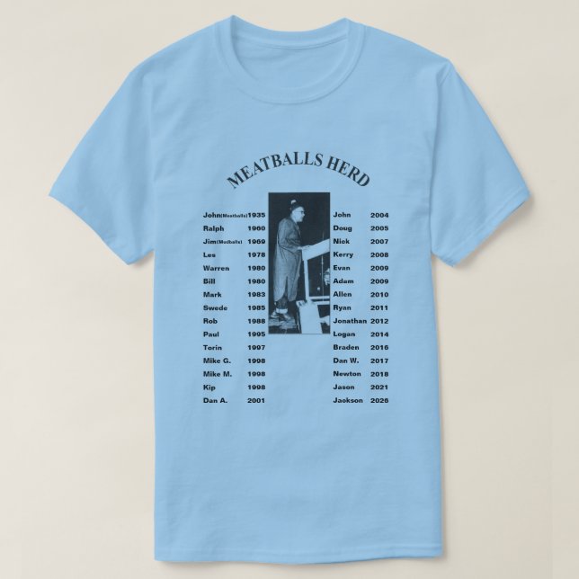 Camiseta Hart Mountain Meatballs 2026 (Frente do Design)
