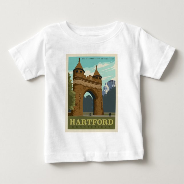 Camiseta Hartford, CT (Frente)