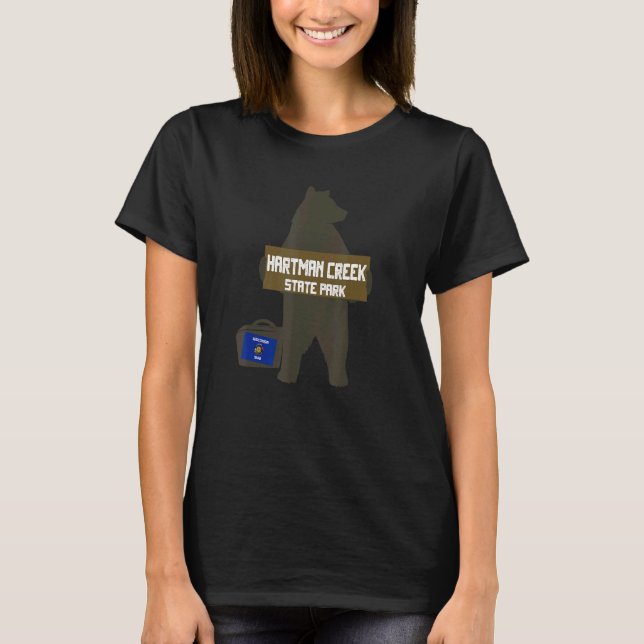 Camiseta Hartman Creek State Park Wisconsin Hitchhiking Bea (Frente)