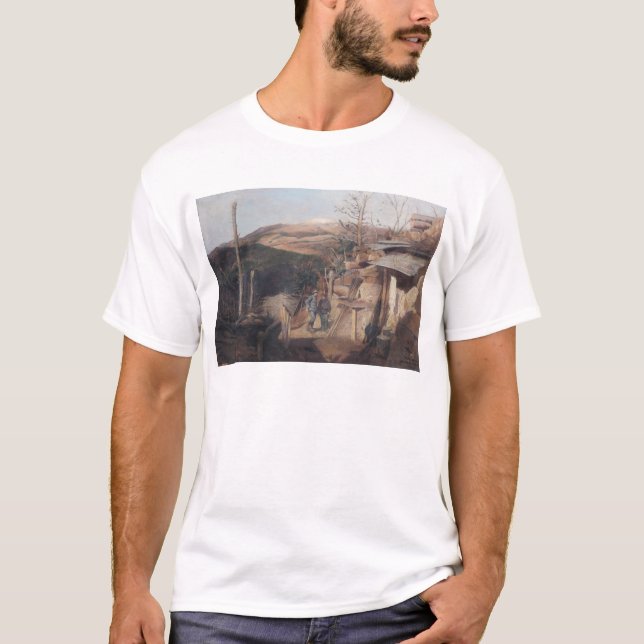 Camiseta Hartmanswillerkopf, vista de Roche-Sermet, 1915 (Frente)