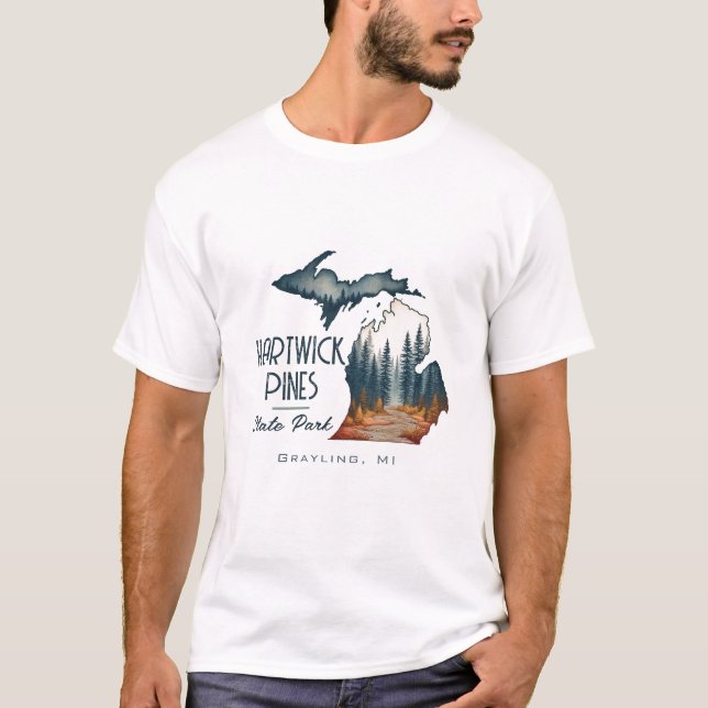 Camiseta Hartwick Pines State Park Souvenir Gift (Frente)