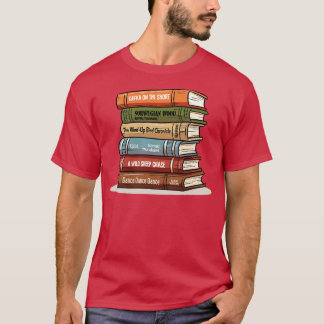 Camiseta Haruki Murakami Livro de Pilhas Oferece Presente