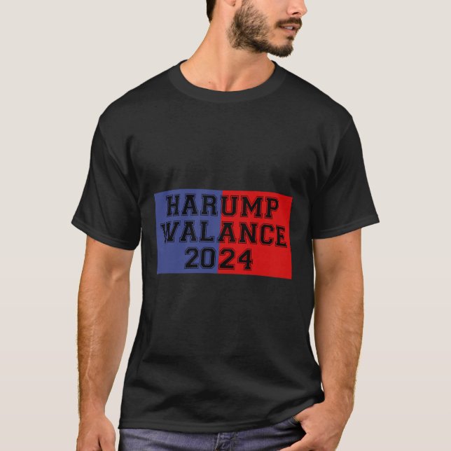 Camiseta Harump Walance 2024 Shirt Harris Trump Wheimer Van (Frente)