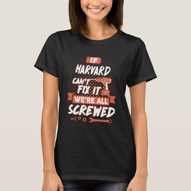 Camiseta HARVARD Name, HARVARD Family Name crest (Frente)