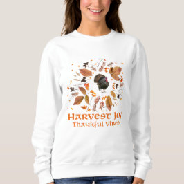 Camiseta Harvest Joy Thankful Vibes– Cozy Fall Style