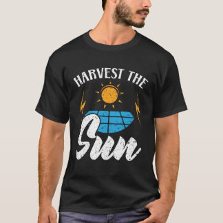 Camiseta Harvest The Sun Renewable Energy Sun Solar Power S