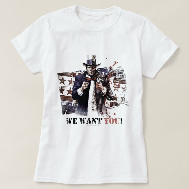 Camiseta Harvey Dent, Queremos Você! (Frente do Design)
