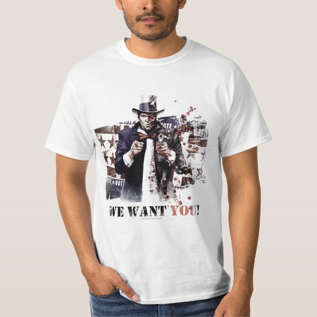 Camiseta Harvey Dent, Queremos Você! (Frente)