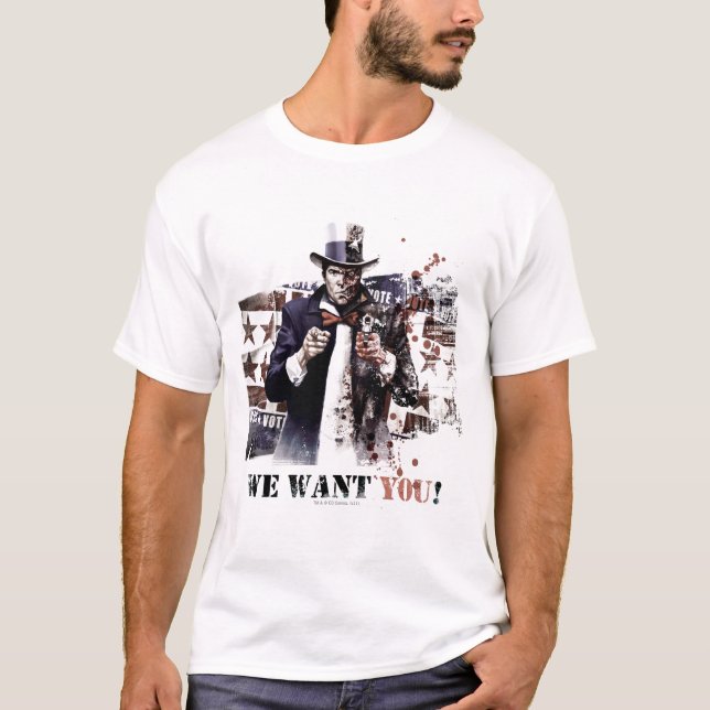 Camiseta Harvey Dent, Queremos Você! (Frente)