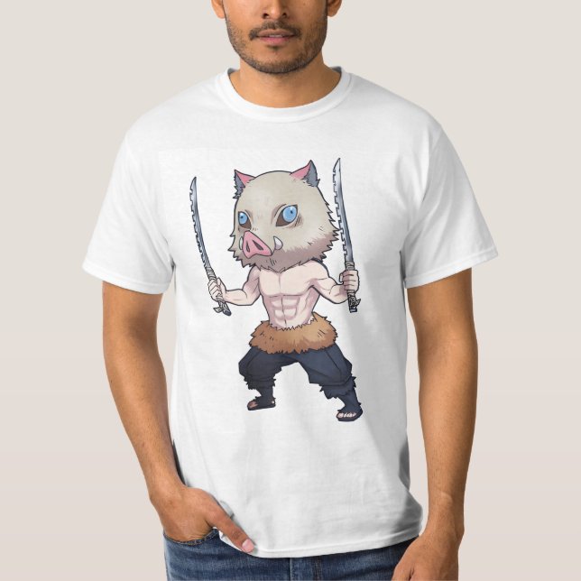 Camiseta Hashibira chibi Inosuke (Frente)