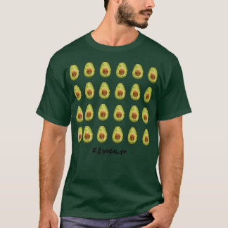 Camiseta Hashtag Avocado do LowPolyArt