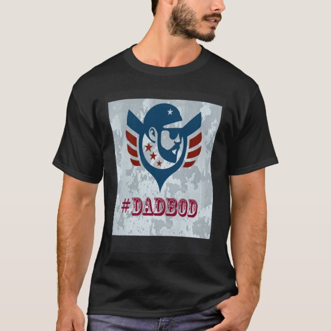 Camiseta Hashtag Dad Bod (Frente)