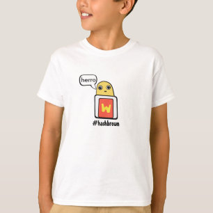 Camiseta Hashtag Hashcastanho