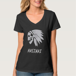Camiseta Hasinai Nativo Índio Americano Nascido Liberdade M