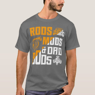 Camiseta Hastes Mods Corpos de Pai Clássico Carro Retro ami