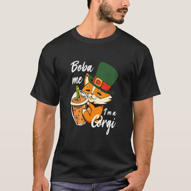 Camiseta Hat Boba Tea Corgi (Frente)