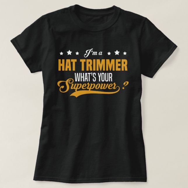 Camiseta Hat Trimmer (Frente do Design)