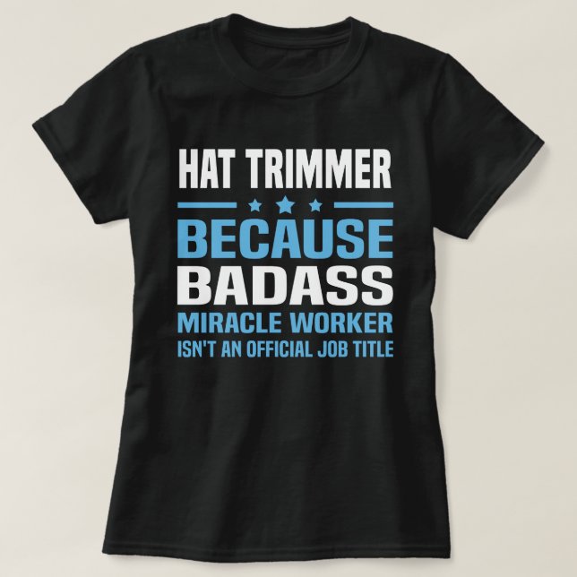 Camiseta Hat Trimmer (Frente do Design)