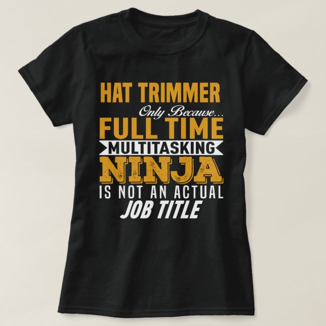 Camiseta Hat Trimmer (Frente do Design)