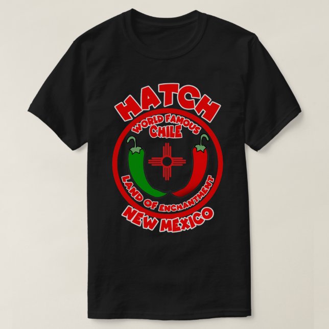 Camiseta Hatch Novo México Famosa Terra de Enchan no Chile (Frente do Design)